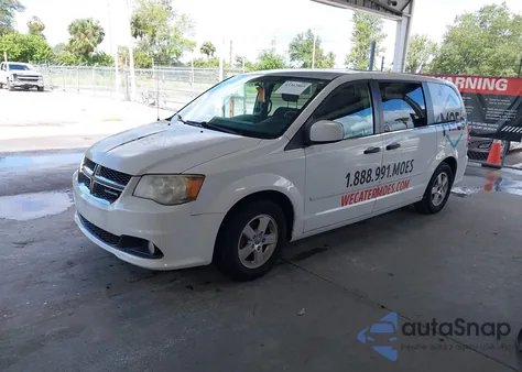 2012 Dodge Grand Caravan Crew из США, поврежденный, VIN 2C4RDGDG6CR109293